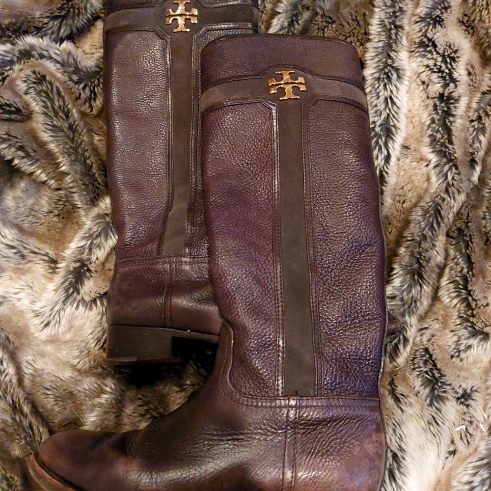 Tory Burch leather boots